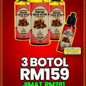 Set Lengkap 3 Botol + Percuma 1 Botol